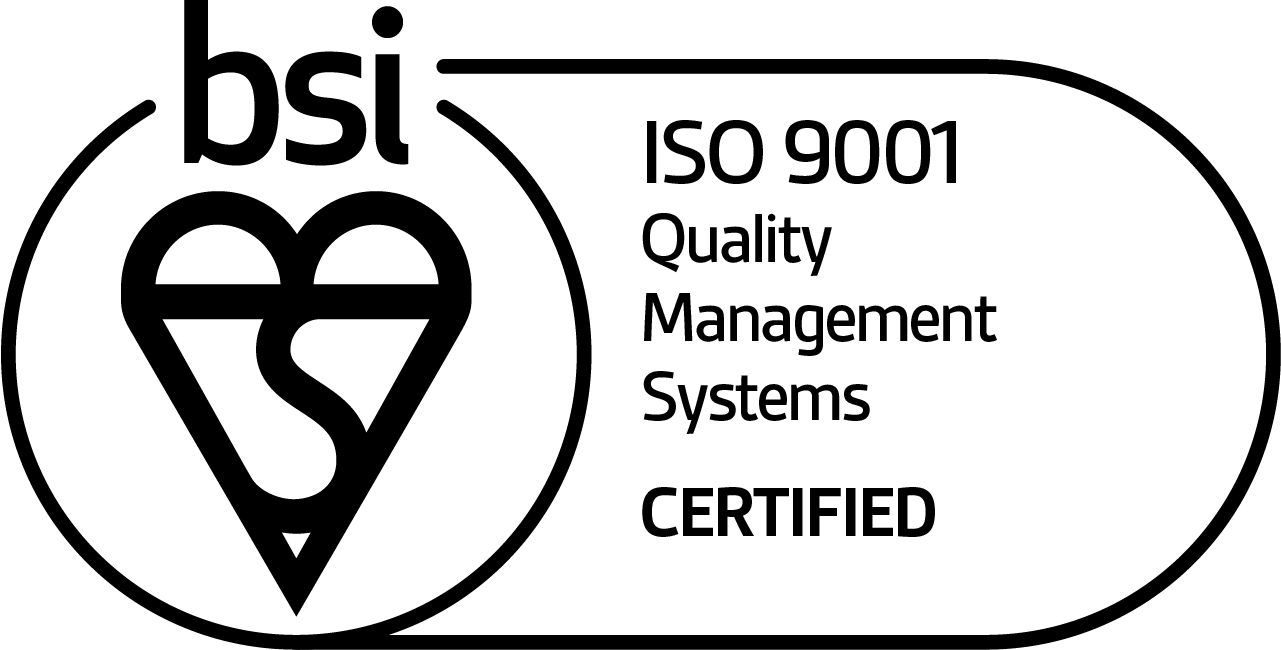 BSI ISO 9001:2015 Certified Mark of Trust